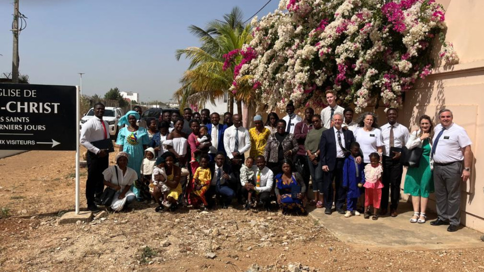 Members of the newly created Saly Branch celebrate the creation of their branch on 2 February, 2025.