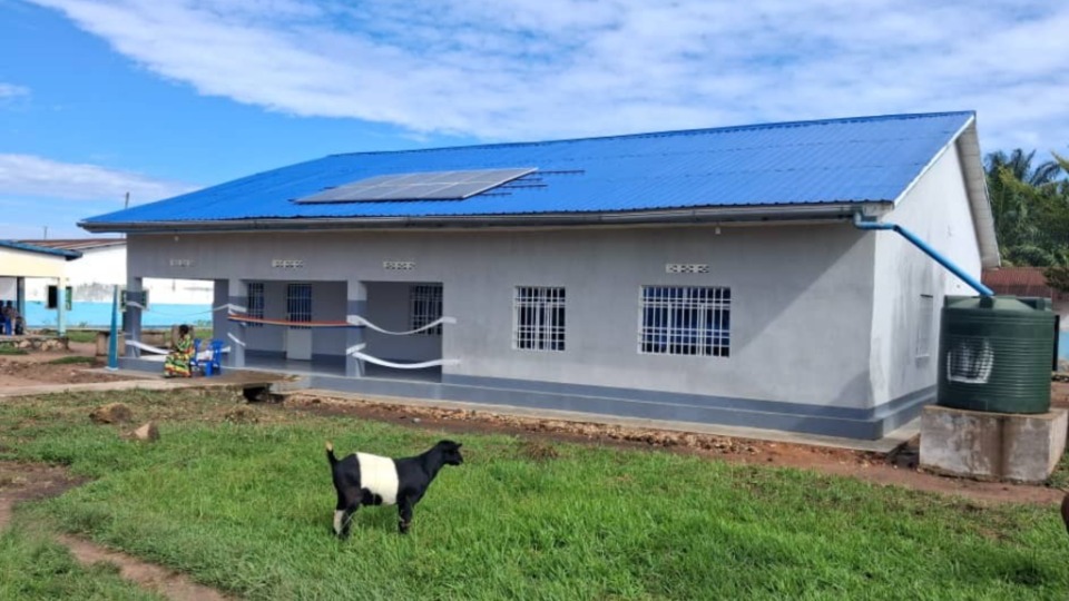 La maternité de l’hôpital Tshiamala construite et offerte par l’Église. Mwene-Ditu, RDC, 27 mars 2026.