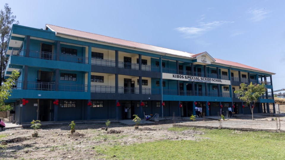 Le nouveau centre d'apprentissage de l’école secondaire spéciale de Kibos. Kisumu, Kenya, 16 janvier 2026.  © 2026 Intellectual Reserve, Inc. Tous droits résrvés.  